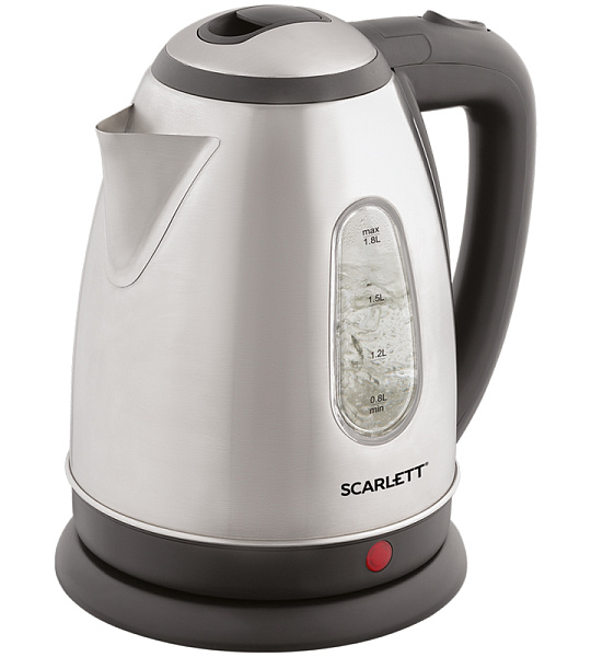 Чайник электрический Scarlett SC-EK21S88, 1,8л, 2200Вт, нержавеющая сталь