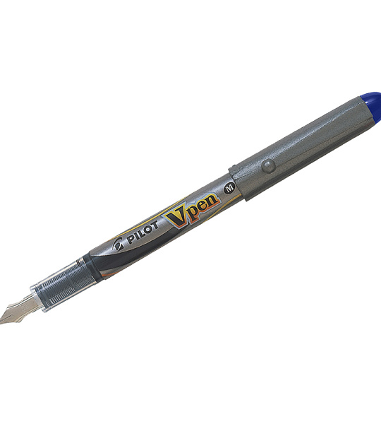 Ручка перьевая Pilot "V-Pen", 0,58мм, синяя, одноразовая