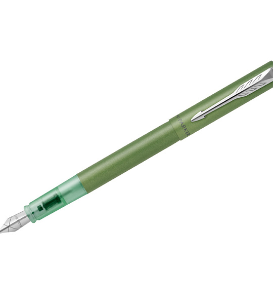 Ручка перьевая Parker "Vector XL Green" синяя, 0,8мм, подарочная упаковка