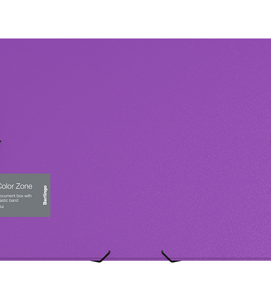 Папка-короб на резинке Berlingo "Color Zone" А4, 50мм, 1000мкм, фиолетовая