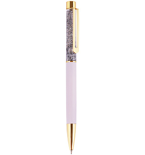 Ручка шариковая автоматическая MESHU "Lilac sand" синяя, 1,0мм