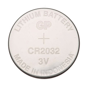 Батарейка GP Lithium, CR2032, литиевая, 1 шт., в блистере (отрывной блок), CR2032-7C5, CR2032-7CR5