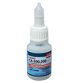Клей цианоакрилатный секундный 20гр COSMO CA-500.200 (COSMOFEN CA 12) FL95