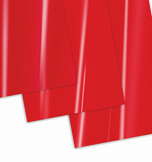 Обложки картонные для переплета, А4, КОМПЛЕКТ 100 шт., глянцевые, 250 г/м2, красные, BRAUBERG, 532163