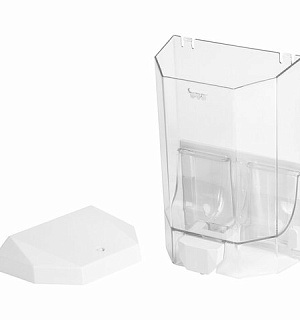 Дозатор для жидкого мыла LAIMA PROFESSIONAL ORIGINAL, НАЛИВНОЙ, 1 л, прозрачный, пластик, 605773