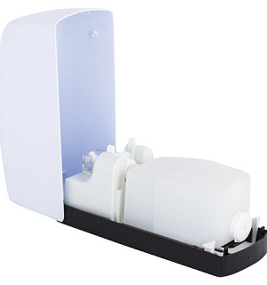 Дозатор для жидкого мыла LAIMA PROFESSIONAL ORIGINAL, НАЛИВНОЙ, 1 л, белый, ABS-пластик, 605782