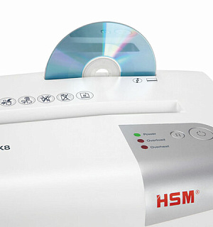 Уничтожитель (шредер) HSM SHREDSTAR X8-4.5x30, 4 уровень секретности, 4,5x30 мм, 8 листов, 18 литров, 1044121