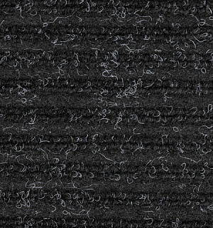 Коврик входной ворсовый влаго-грязезащитный LAIMA, 60х90 см, ребристый, толщина 7 мм, черный, 602869
