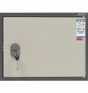Шкаф металлический для документов AIKO "SL-32" ГРАФИТ, 320х420х350 мм, 10 кг, S10799030002