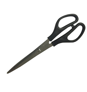 Ножницы Attache Economy 160 мм,с пласт. эллиптич. ручками, цвет черный