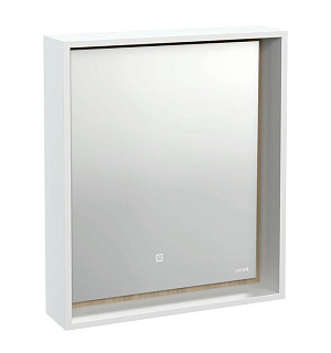 Зеркало Cersanit LOUNA 60, 600х700 мм, с подсветкой, белый