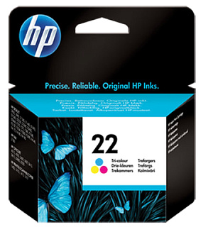 Картридж струйный HP (C9352AE) Deskjet 3920/3940/officeJet4315/4355, №22, цветной, оригинальный