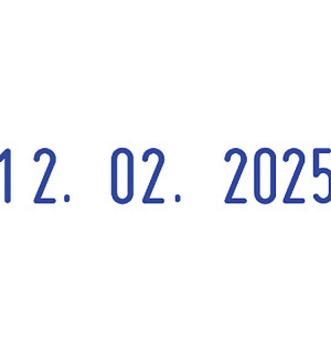 Датер автоматический мини S120Bank шрифт 3,8мм месяц цифр.(аналог4810B) Col