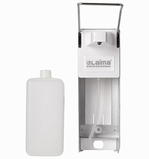 Дозатор локтевой для жидкого мыла и антисептика геля LAIMA CLASSIC, 1 л, с еврофлаконом, 605706