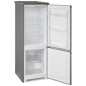 Холодильник "Бирюса" M 118, двухкамерный, класс А, 180 л, металлик