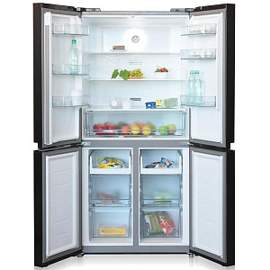 Холодильник "Бирюса" CD 466 BG, Side-by-side, класс A, 466 л, чёрный