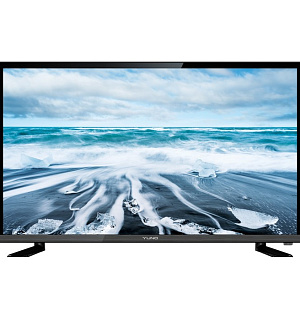 Телевизор Yuno ULM-32TC114, 31.5", 1366x768, DVB-T2/C, HDMI 3, USB 2, чёрный