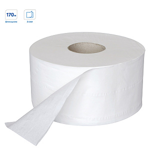Бумага туалетная OfficeClean Professional(T2), 2-слойная, 170м/рул, белая