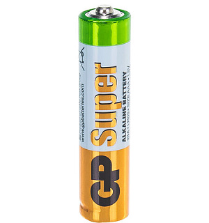 Батарейки GP Super, AAA (LR03,24А), алкалиновые, мизинчиковые, КОМПЛЕКТ 4 шт, ПРОМО 3, 24A3/1-2CR4
