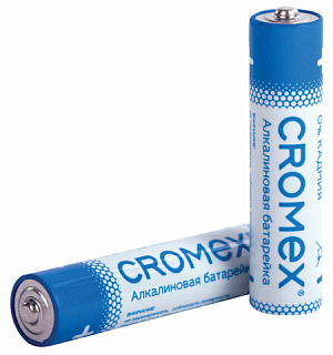 Батарейки алкалиновые "мизинчиковые" КОМПЛЕКТ 40шт, CROMEX Alkaline ААА(LR03, 24А) в коробке, 455596