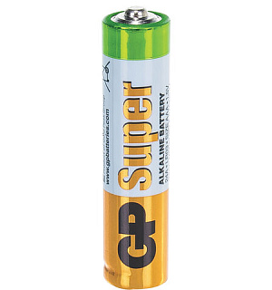 Батарейки GP Super, AAA (LR03, 24А), алкалиновые, мизинчиковые, КОМПЛЕКТ 10 шт, в пле, GP 24A-2CRB10