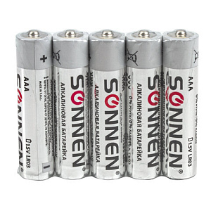 Батарейки КОМПЛЕКТ 30 (20+10) шт., SONNEN Alkaline, AA+ААА (LR6+LR03), в коробке, 455097