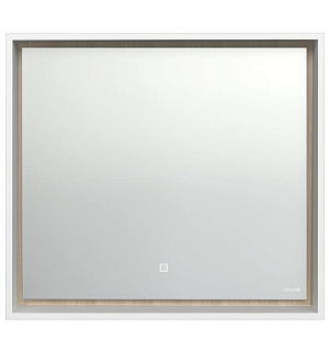 Зеркало Cersanit LOUNA 80, 800х700 мм, с подсветкой, белый