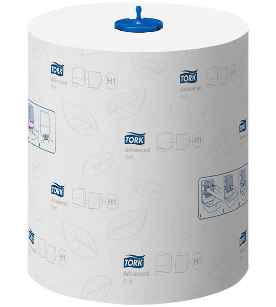 Полотенца бумажные в рулонах Tork Matic "Advanced.Soft"(Н1), 2-слойные, 150м/рул, тиснение, белые