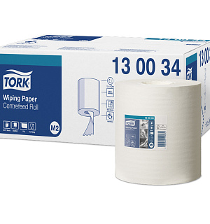 Полотенца бумажные в рулонах Tork "Advanced"(М2), 1-слойные, 165м/рул, ЦВ, съемная втулка, белые