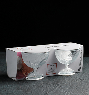 Набор ваз для мороженного Piknik, 10 см, 180 мл, 2 шт