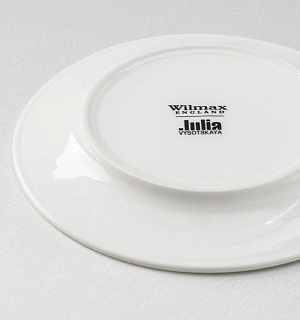 Набор тарелок десертных «Юлия Высоцкая», d=20 см, 6 шт, цвет белый