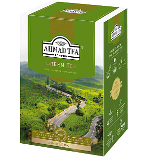 Чай Ahmad Tea "Green Tea", зеленый, листовой, 200г