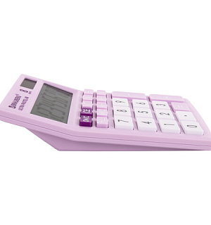 Калькулятор настольный BRAUBERG ULTRA PASTEL-08-PR, КОМПАКТНЫЙ (154x115 мм), 8 разрядов, двойное питание, СИРЕНЕВЫЙ, 250516