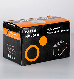 Держатель для туалетной бумаги на два рулона 20,5×12×12,6 см, без втулки, нержавеющая сталь, цвет хром