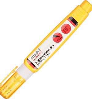 Корректирующий карандаш 7мл Attache Economy, мета ллический наконечник