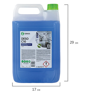 Средство моющее c дезинфицирующим эффектом 5 кг GRASS DESO C10, концентрат, 125191