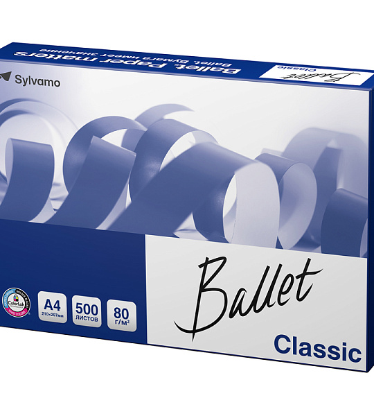 Бумага Ballet "Classic" А4, Марка В, 500л.