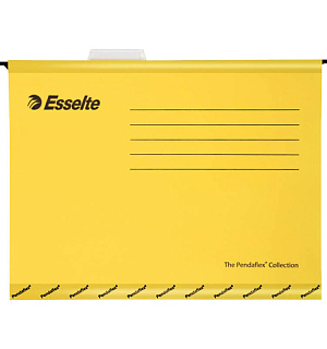 Подвесная папка Esselte "Pendaflex Standart", А4, картон, 205г/м2, желтая