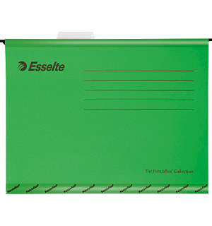 Подвесная папка Esselte "Pendaflex Standart", А4, картон, 205г/м2, зеленая