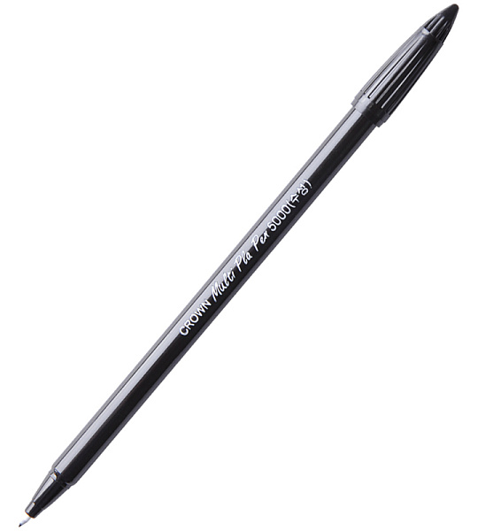 Ручка капиллярная Crown "MultiPla" черная, 0,3мм