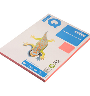 Бумага IQ "Color neon" А4, 80г/м2, 100л. (розовый неон)