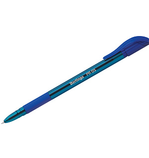 Ручка шариковая Berlingo "PR-05" синяя, 0,5мм, грип