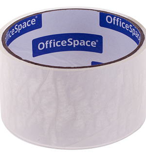 Клейкая лента упаковочная OfficeSpace, 48мм*15м, 38мкм, ШК