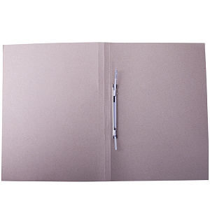 Скоросшиватель OfficeSpace "Дело", картон немелованный, 280г/м2, белый, пробитый, до 200л.