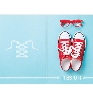 Обложка для паспорта OfficeSpace фотопечать, ПВХ, "Style" ассорти