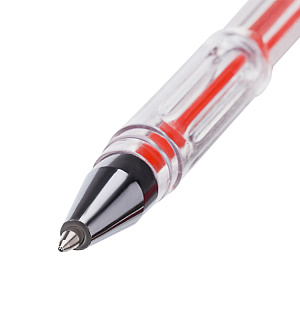 Ручка гелевая OfficeSpace красная, 0,5мм