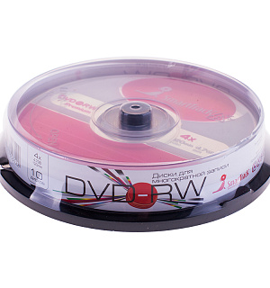 Диск DVD-RW 4.7Gb Smart Track 4x Cake Box (10шт)