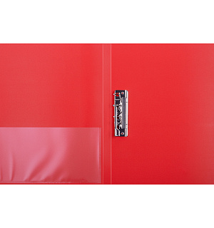 Папка с зажимом Berlingo "Standard", 17мм, 700мкм, красная