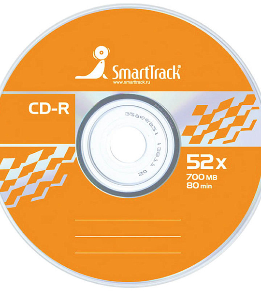 Диск CD-R 700Mb Smart Track 52x Cake Box (50шт)