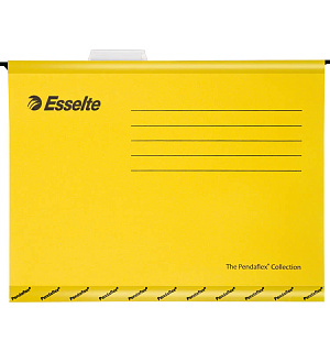 Подвесная папка Esselte "Pendaflex Plus Foolscap", 240*412мм, картон, 210г/м2, желтая